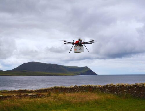 Skyports Drone Services and Royal Mail launch fully electric drone deliveries in Orkney